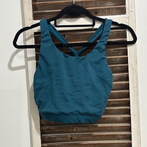 All in Motion Blue Sports Bra with Racerback